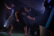 Premiera płyty ”Starcie z niedźwiedziem” zespołu Back To Reality, Trawniq Jazzanowa, ul. Artyleryjska, Biała Podlaska, 12 maja 2018 r., godz. 21.00-22.15 : relacja 1