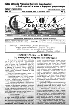Głos Społeczny R. 3 (1935) nr 9