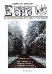 Echo Studzianki : kwartalnik Stowarzyszenia Rozwoju Miejscowości Studzianka R. 12 (2020) nr 3-4 (45-46)