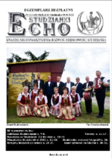 Echo Studzianki : kwartalnik Stowarzyszenia Rozwoju Miejscowości Studzianka R. 13 (2021) nr 2-3 (48-49)