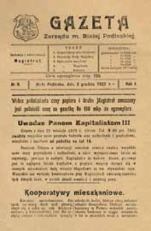 Gazeta Zarządu M. Białej Podlaskiej R. 1 (1922) nr 9