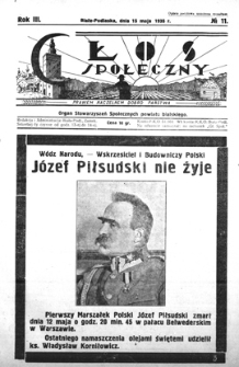 Głos Społeczny R. 3 (1935) nr 11