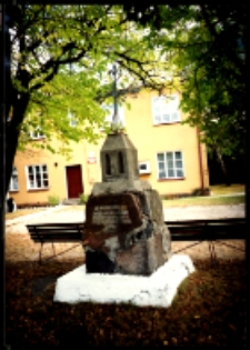 Cmentarze i miejsca pamięci w pow. Biała Podlaska : gm. Łomazy : pomnik upamiętniający odzyskanie niepodległości w Studziance : karta ewidencyjna nr 17