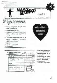 Nasze Słówko : gazetka szkolna Publicznego Gimnazjum nr 2 w Białej Podlaskiej R. 2 (2000) nr 5 - 6