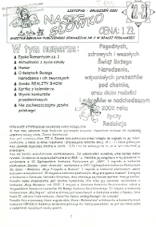 Nasze Słówko : gazetka szkolna Publicznego Gimnazjum nr 2 w Białej Podlaskiej R. 3 (2001) nr 22 - 23