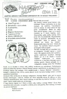 Nasze Słówko : gazetka szkolna Publicznego Gimnazjum nr 2 w Białej Podlaskiej R. 4 (2002) nr 28 - 29