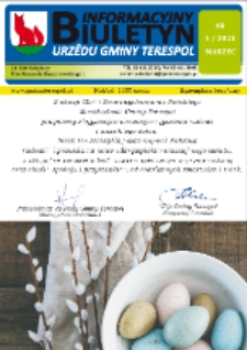 Biuletyn Informacyjny Urzędu Gminy w Terespolu R. 30 (2021) nr 1