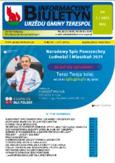 Biuletyn Informacyjny Urzędu Gminy w Terespolu R. 30 (2021) nr 2