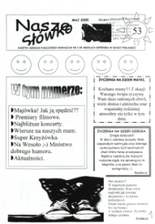 Nasze Słówko : gazetka szkolna Publicznego Gimnazjum nr 2 w Białej Podlaskiej R.7 (2005) nr 53