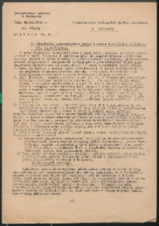 Okólnik : Inspektorat Szkolny w Radzyniu 1949/1950 nr 4