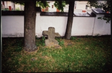 Cmentarze i miejsca pamięci w pow. Biała Podlaska : gm. Piszczac : pozostałość cmentarza przy kościele w Piszczacu : fotografia