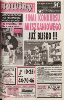 Nowiny Podlaskie: tygodnik R. 2 (1995) nr 36 (53)