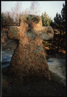 Cmentarze i miejsca pamięci w pow. Biała Podlaska : gm. Terespol : krzyż kamienny w Neplach : fotografia