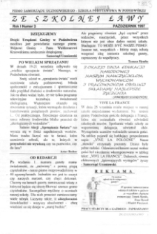 Ze Szkolnej Ławy : pismo samorządu uczniowskiego - Szkoła Podstawowa w Podedwórzu R. 1 (1997) nr 2