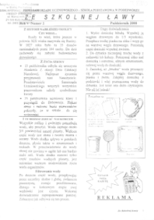 Ze Szkolnej Ławy : pismo samorządu uczniowskiego - Szkoła Podstawowa w Podedw&oacute;rzu R.5 (2000) nr 2