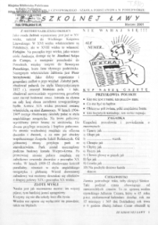 Ze Szkolnej Ławy : pismo samorządu uczniowskiego - Szkoła Podstawowa w Podedwórzu R. 6 (2001) nr 6