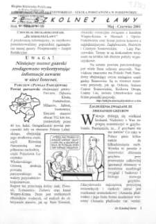 Ze Szkolnej Ławy : pismo samorządu uczniowskiego - Szkoła Podstawowa w Podedw&oacute;rzu R. 6 (2001) nr 9