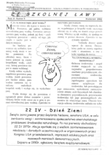 Ze Szkolnej Ławy : pismo samorządu uczniowskiego - Szkoła Podstawowa w Podedwórzu R.7 (2002) nr 5