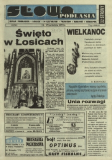 Słowo Podlasia R. 17 (1995) nr 15 (783)