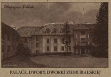 Pałace, dwory, dworki ziemi bialskiej - Pałac Czartoryskich w Międzyrzecu Podlaskim