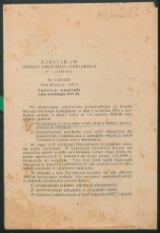 Organizacja roku szkolnego 1945/1946