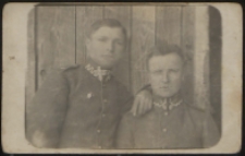 Jan Dunia z Białej Podlaskiej z kolegą