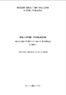 Biblioteki publiczne m. Biała Podlaska i powiatu bialskiego w 2021 r. : (informator statystyczny z komentarzem)