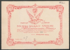 Podziękowanie : [Inc.:] Zarząd Główny Polskiej Macierzy Szkolnej wyraża Wielmożnemu Panu słowa szczerego podziękowania