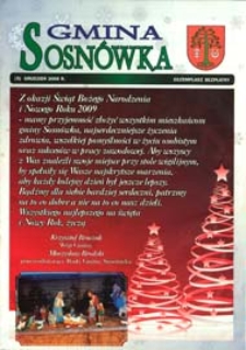 Gmina Sosnówka : biuletyn informacyjny Nr 5 (grudzień 2008)