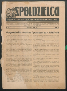 Sp&oacute;łdzielca : organ dla Sp&oacute;łdzielni w Generalnym Gubernatorstwie R. 3 (1943) nr 14