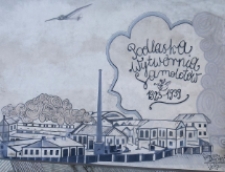 Fragment muralu na kamienicy "Pod wieszczami" w Białej Podlaskiej przy ul. Narutowicza 8, upamiętniający Podlaską Wytwórnię Samolotów [fotografia]