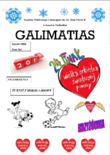 Galimatias : gazetka Publicznego Gimnazjum im. św. Jana Pawła II w Janowie Podlaskim (2015/2016) styczeń