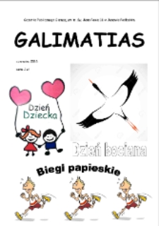 Galimatias : gazetka Publicznego Gimnazjum im. św. Jana Pawła II w Janowie Podlaskim (2015/2016) czerwiec 2016