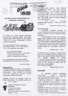 Uczniowski Głos : pisemko uczniów Zespołu Placówek Szkolnych w Przewłoce R. 1 (1999/2000) nr 4