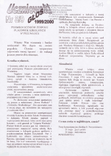 Uczniowski Głos : pisemko uczniów Zespołu Placówek Szkolnych w Przewłoce R. 1 (1999/2000) nr 8-9