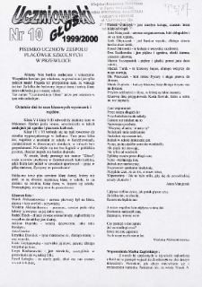Uczniowski Głos : pisemko uczniów Zespołu Placówek Szkolnych w Przewłoce R. 1 (1999/2000) nr 10