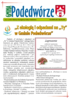 Gmina Podedwórze : Biuletyn Informacyjny Gminy Podedwórze Nr 9 (2014) nr 2