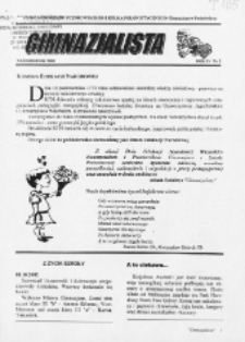 Gimnazjalista : pismo samorządu uczniowskiego i kółka polonistycznego Gimnazjum w Podedwórzu R. 4 (2002/2003) nr 2