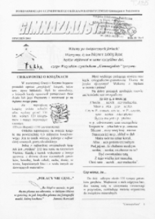 Gimnazjalista : pismo samorządu uczniowskiego i kółka polonistycznego Gimnazjum w Podedwórzu R. 4 (2002/2003) nr 5