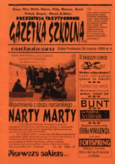 Gazetka Szkolna Catholicum 1999 nr 4