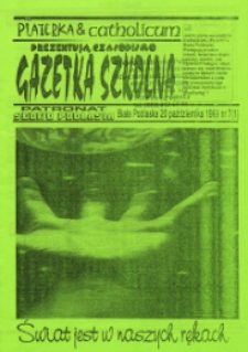 Gazetka Szkolna 1999 nr 7