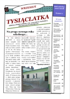 Tysiąclatka R. 2 (2007/2008) wrzesień