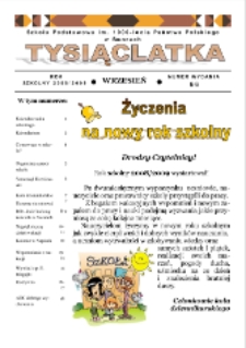 Tysiąclatka R. 3 (2008/2009) wrzesień (nr 66)