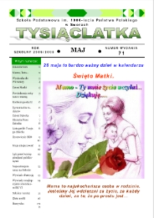 Tysiąclatka R. 3 (2008/2009) maj (nr 71)