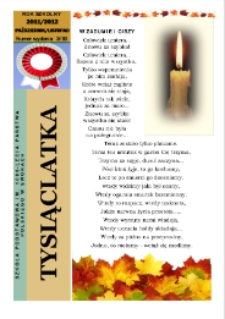 Tysiąclatka R. 6 (2011/2012) październik - listopad nr 3 (89)