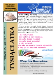 Tysiąclatka R. 7 (2012/2013) październik nr 3 (97)