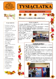 Tysiąclatka (2019/2020) nr 1