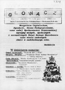 Głowacz : gazetka Szkoły Podstawowej nr 2 im. Bolesława Prusa w Międzyrzecu Podlaskim (1996/1997) nr 3 (5)