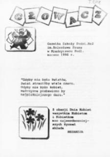 Głowacz : gazetka Szkoły Podstawowej nr 2 im. Bolesława Prusa w Międzyrzecu Podlaskim (1995/1996) marzec