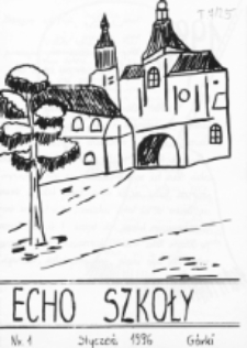 Echo Szkoły (1995/1996) nr 1 właść. 3